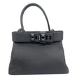 HERMES Medor Clous Togo Swift Leather Crossbody Bag Black