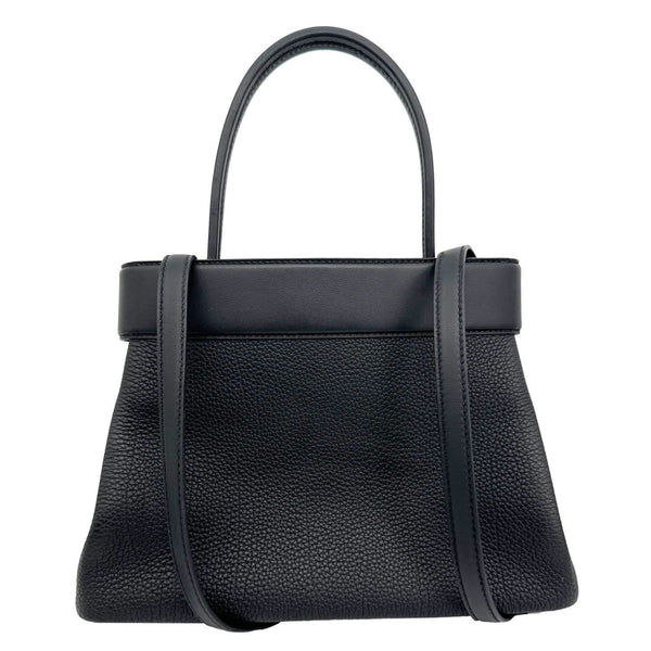 HERMES Medor Clous Togo Swift Leather Crossbody Bag Black