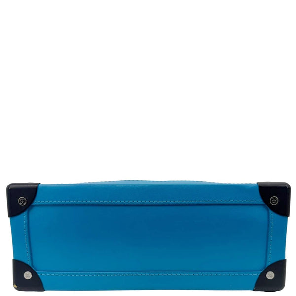 LOUIS VUITTON Soft Trunk Monogram Mesh Crossbody Bag Turquoise