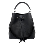 LOUIS VUITTON NeoNoe Epi Leather Shoulder Bag Black