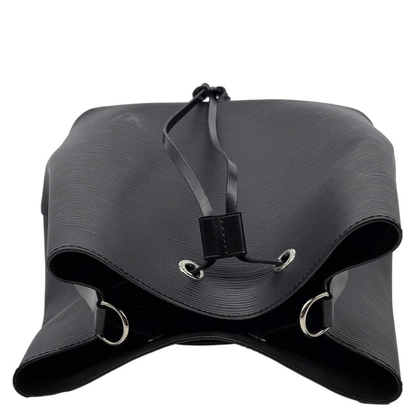 LOUIS VUITTON NeoNoe Epi Leather Shoulder Bag Black