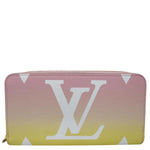 LOUIS VUITTON Giant By The Pool Monogram Canvas Zippy Wallet Multicolor