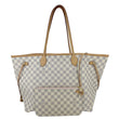 LOUIS VUITTON Neverfull GM Damier Azur Tote Shoulder Bag Rose Ballerine
