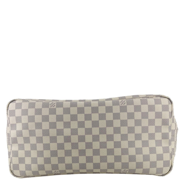 LOUIS VUITTON Neverfull GM Damier Azur Tote Shoulder Bag Rose Ballerine