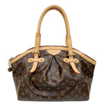 LOUIS VUITTON Tivoli GM Monogram Canvas Satchel Bag Brown