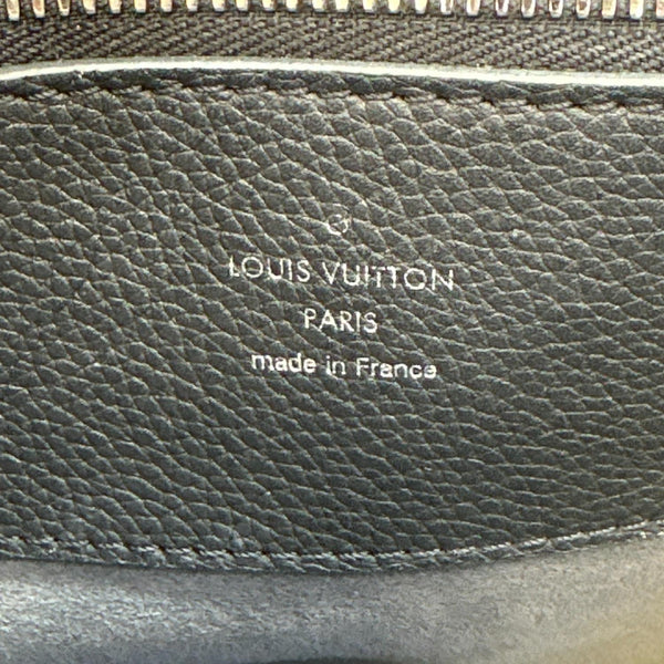 LOUIS VUITTON Bella Mahina Perforated Calf Leather Tote Shoulder Bag Black