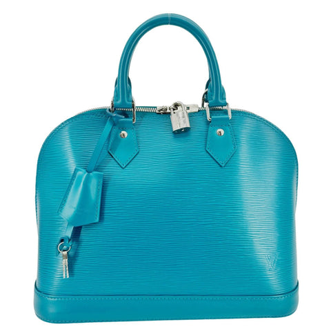 LOUIS VUITTON Alma PM Epi Leather Satchel Bag Mountain Meadow