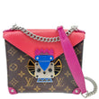 LOUIS VUITTON Tribal Mask PM Monogram Canvas Chain Pochette Crossbody Bag Multicolor
