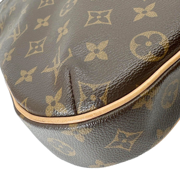 LOUIS VUITTON Odeon MM Monogram Canvas Shoulder Bag Brown
