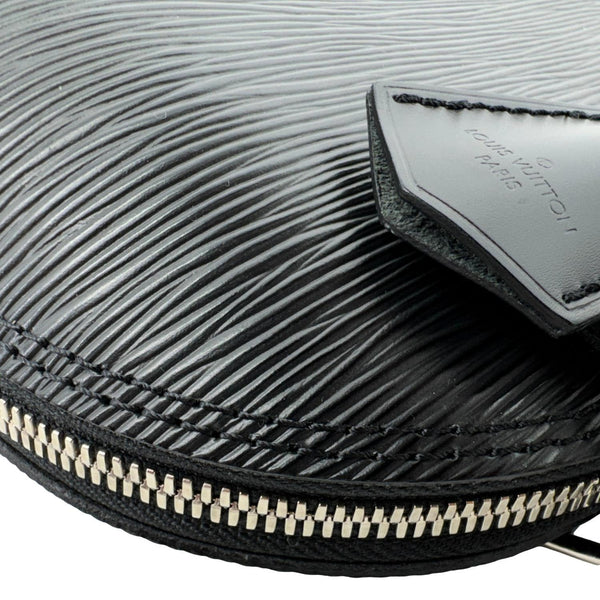 LOUIS VUITTON Alma BB Jacquard Epi Leather Crossbody Bag Black