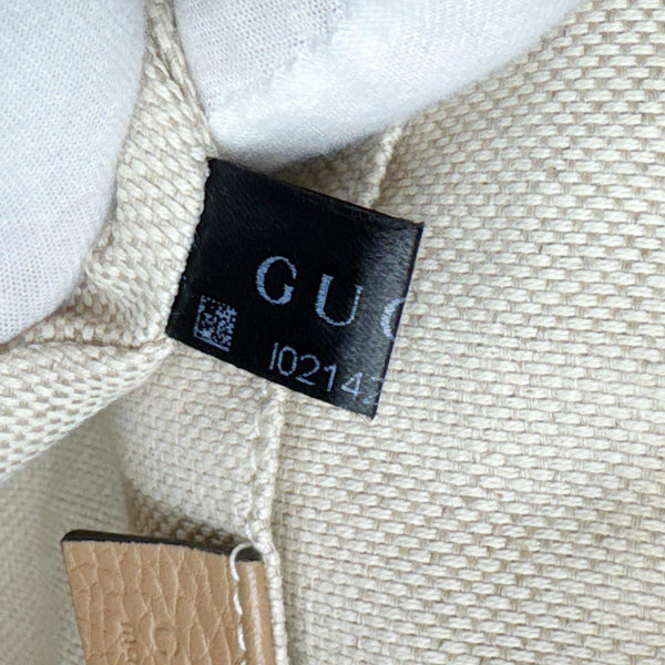 GUCCI Soho Disco Leather Camera Crossbody Bag Beige 308864