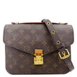 LOUIS VUITTON Metis Pochette Monogram Canvas Crossbody Bag Brown