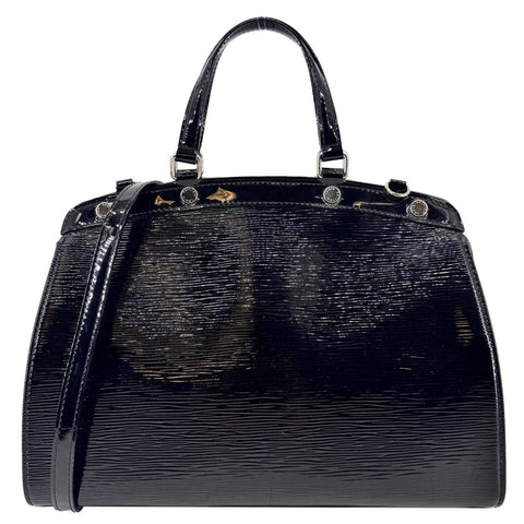 LOUIS VUITTON Brea MM Electric Epi Leather Shoulder Bag Black