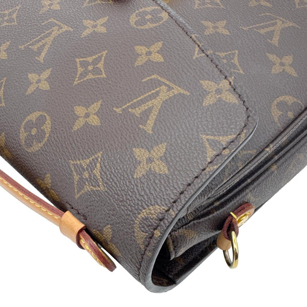 LOUIS VUITTON Metis Pochette Monogram Canvas Crossbody Bag Brown