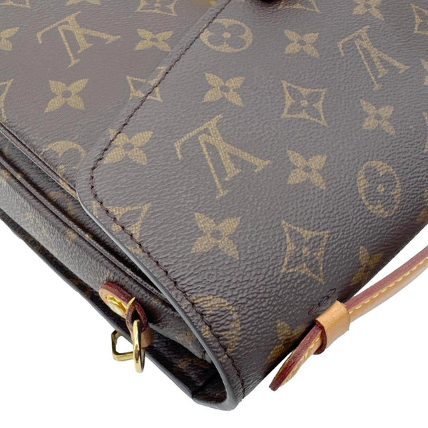 LOUIS VUITTON Metis Pochette Monogram Canvas Crossbody Bag Brown