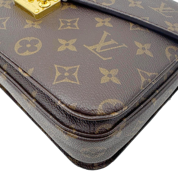 LOUIS VUITTON Metis Pochette Monogram Canvas Crossbody Bag Brown