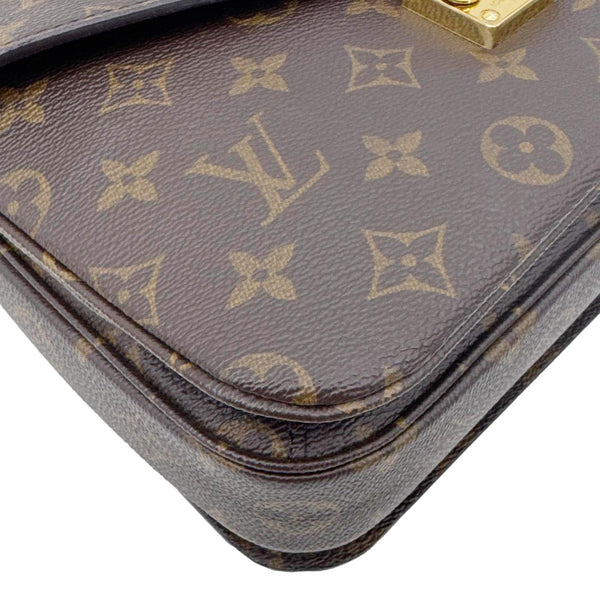 LOUIS VUITTON Metis Pochette Monogram Canvas Crossbody Bag Brown