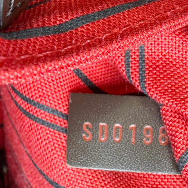 LOUIS VUITTON Neverfull MM Damier Ebene Shoulder Bag Brown