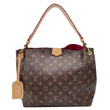LOUIS VUITTON Graceful PM Monogram Canvas Hobo Shoulder Bag Brown
