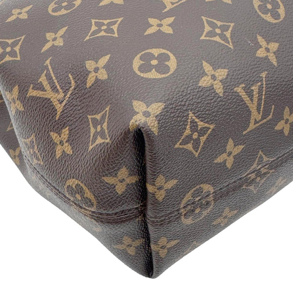 LOUIS VUITTON Graceful PM Monogram Canvas Hobo Shoulder Bag Brown