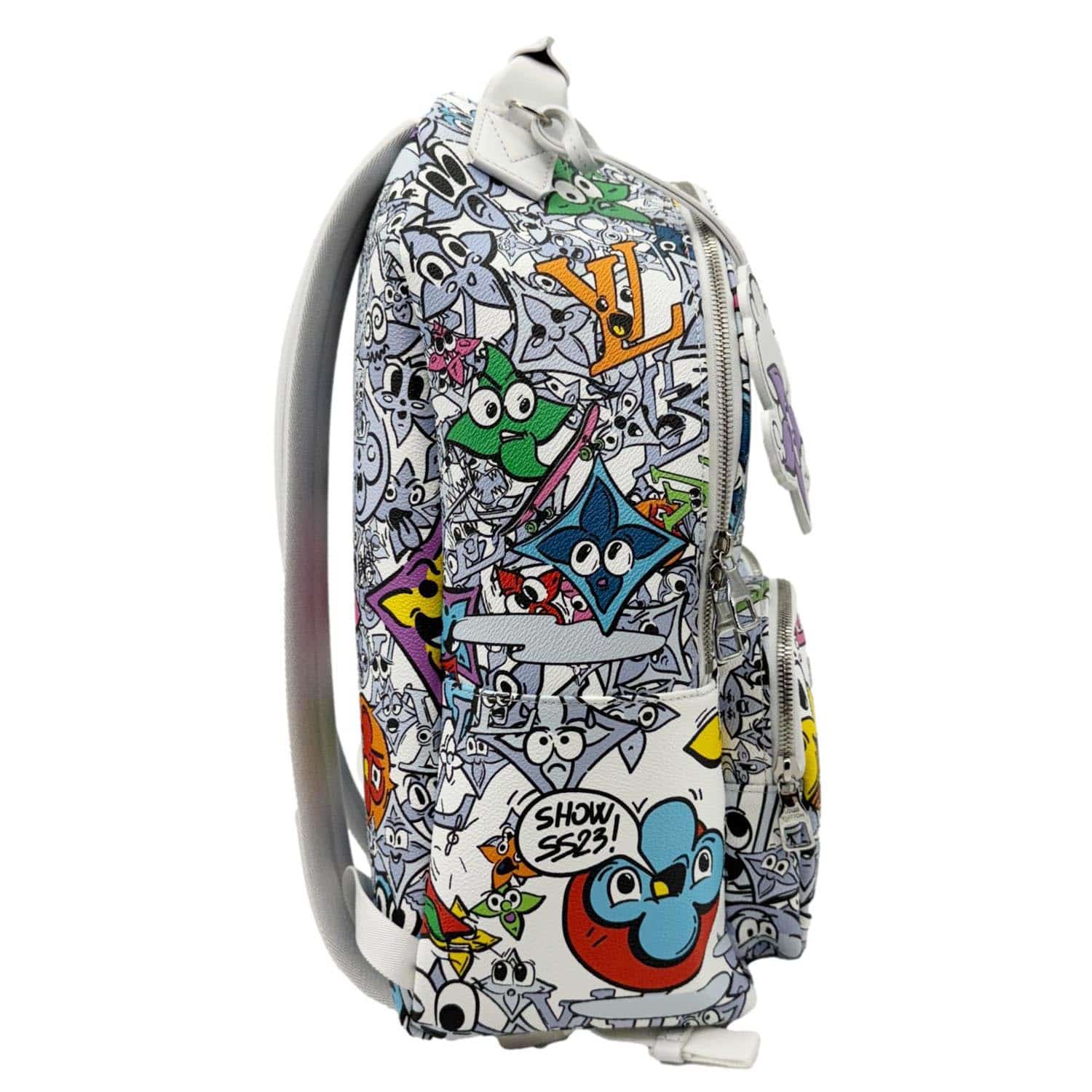 louis vuitton backpack multicolor LOUIS VUITTON Multipockets Monogram Comics Backpack Multicolor