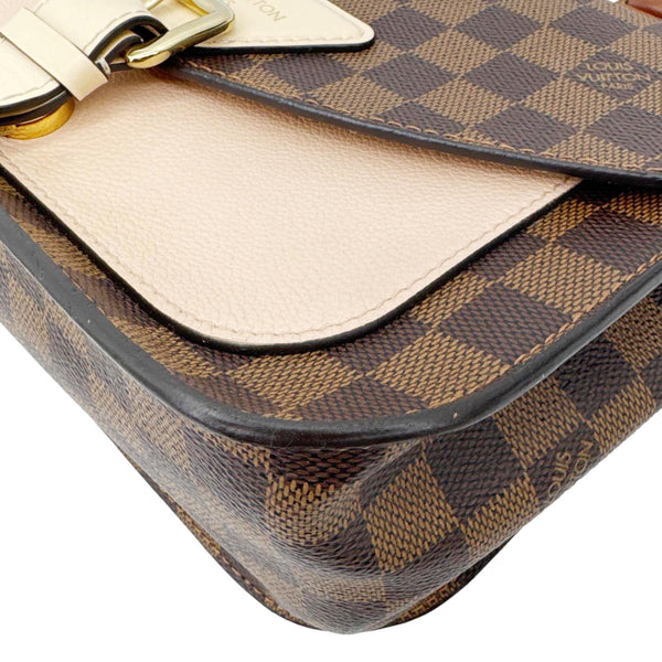 LOUIS VUITTON Beaumarchais Damier Ebene Shoulder Bag Brown