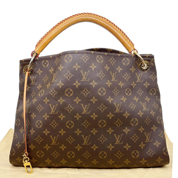 LOUIS VUITTON Artsy MM Monogram Canvas Hobo Shoulder Bag Brown