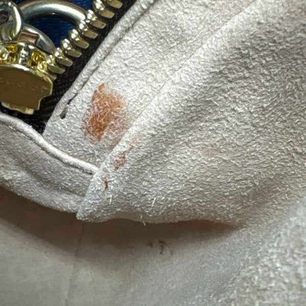 GUCCI Ophidia Mini GG Round Supreme Monogram Web Crossbody Bag Beige 550618