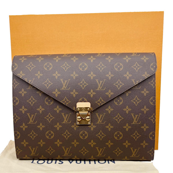 LOUIS VUITTON Monogram Canvas Mark Folder