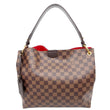 LOUIS VUITTON Graceful PM Damier Ebene Shoulder Bag Brown