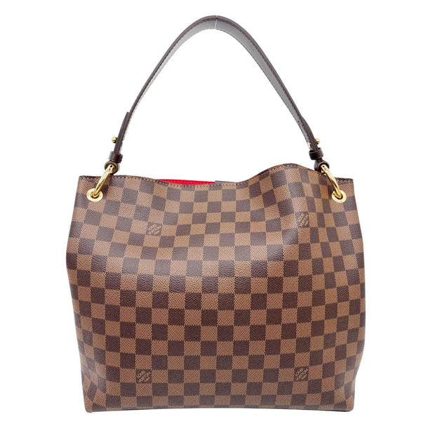LOUIS VUITTON Graceful PM Damier Ebene Shoulder Bag Brown