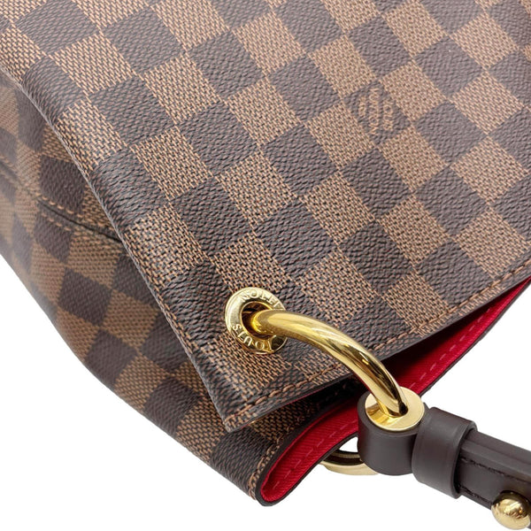 LOUIS VUITTON Graceful PM Damier Ebene Shoulder Bag Brown