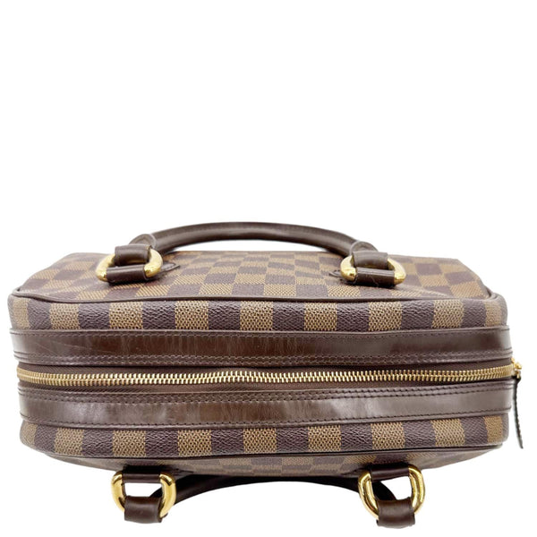 LOUIS VUITTON Duomo Damier Ebene Satchel Bag Brown