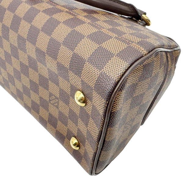LOUIS VUITTON Duomo Damier Ebene Satchel Bag Brown