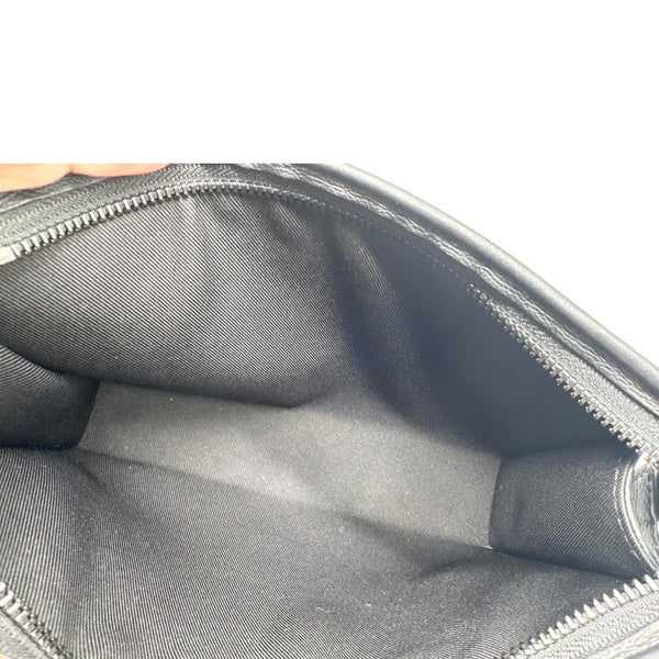 LOUIS VUITTON Gaston Wearable Monogram Shadow Crossbody Bag Black