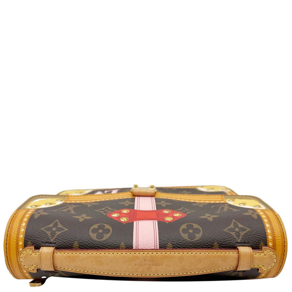 LOUIS VUITTON Summer Trunk Metis Pochette Monogram Canvas Crossbody Bag Brown