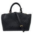 LOUIS VUITTON Petit Palais Monogram Empreinte Leather Shoulder Bag Black