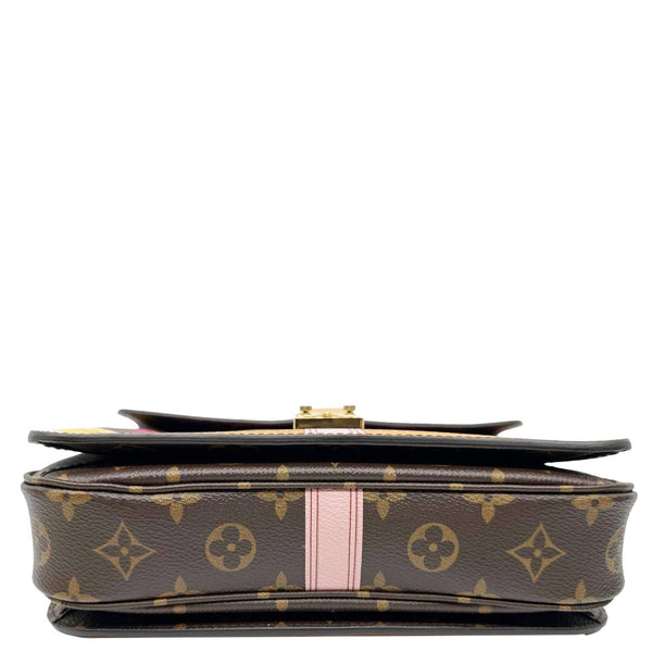 LOUIS VUITTON Summer Trunk Metis Pochette Monogram Canvas Crossbody Bag Brown