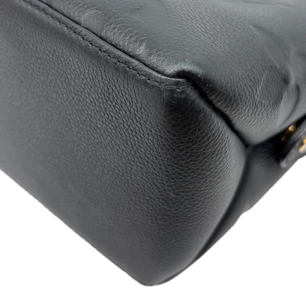 LOUIS VUITTON Petit Palais Monogram Empreinte Leather Shoulder Bag Black