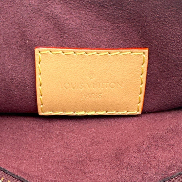 LOUIS VUITTON Neverfull Wristlet Monogram Canvas Pouch Brown