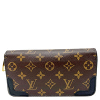 LOUIS VUITTON Retiro Monogram Canvas Zippy Wallet Black