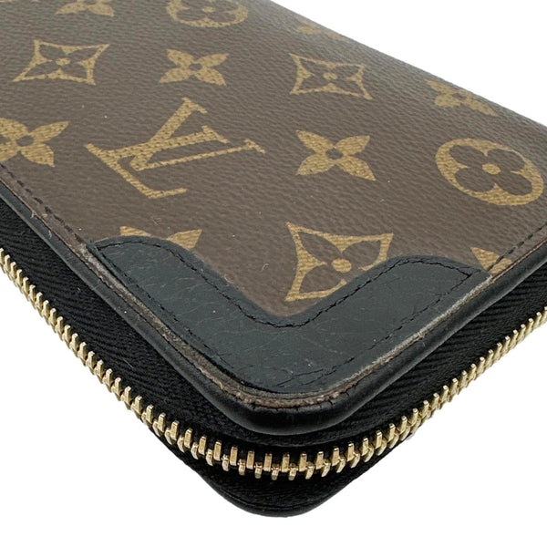 LOUIS VUITTON Retiro Monogram Canvas Zippy Wallet Black