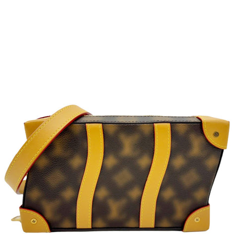 LOUIS VUITTON Virgil Abloh Soft Trunk Monogram Blurry Messenger Bag Brown