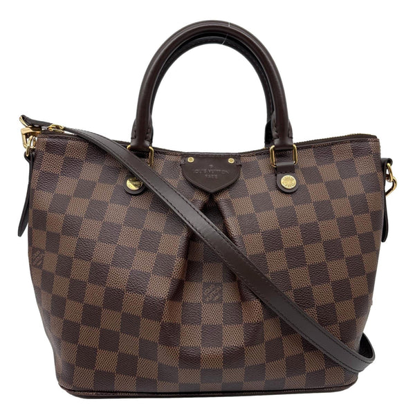 LOUIS VUITTON Siena PM Damier Ebene Shoulder Bag Brown