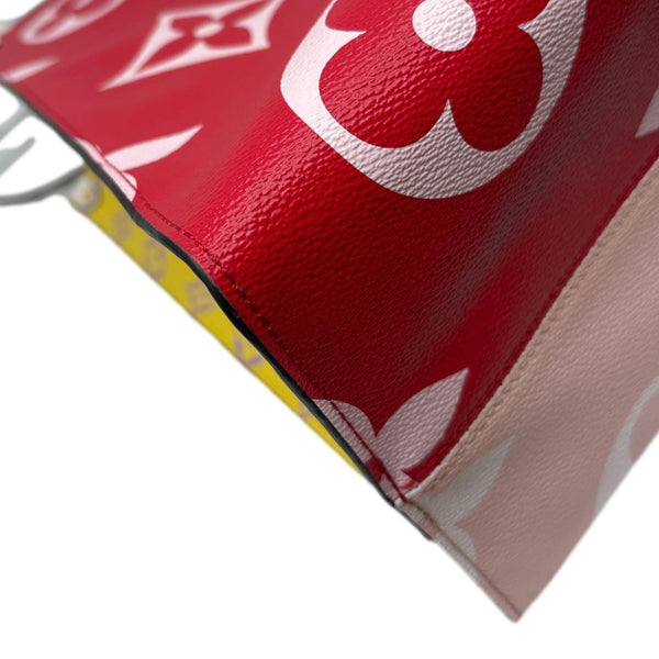 LOUIS VUITTON Onthego GM Giant Monogram Tote Bag Rouge Rose