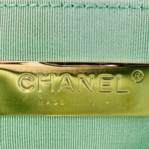 CHANEL 19 Flap Medium Sequins Shoulder Bag Green