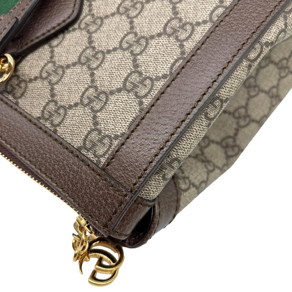 GUCCI Ophidia Medium GG Supreme Tote Shoulder Bag Beige 524537