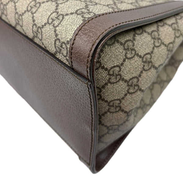 GUCCI Ophidia Medium GG Supreme Tote Shoulder Bag Beige 524537