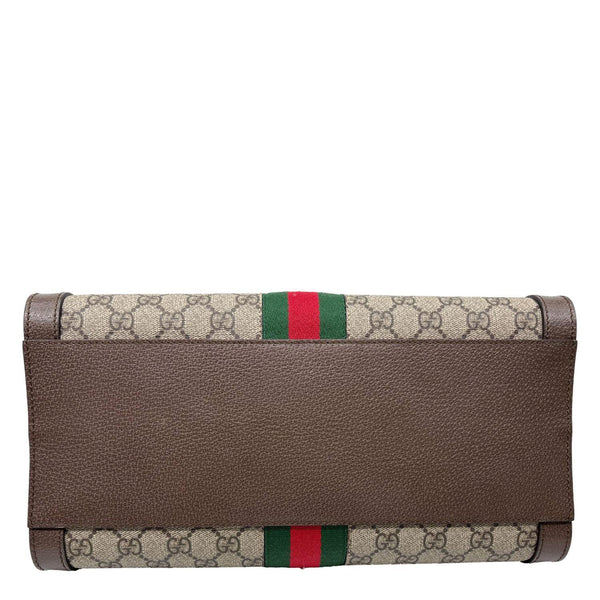 GUCCI Ophidia Medium GG Supreme Tote Shoulder Bag Beige 524537