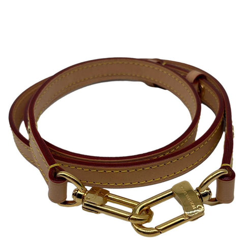 LOUIS VUITTON Leather Strap Brown